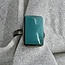 Turquoise Size 5 Rectangle Ring-Sterling Silver