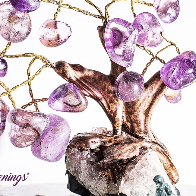 Amethyst Bonsai Tree on Amethyst - 5-6" Large