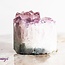 Amethyst Cylinder Small - Carving Rough Raw Druzy