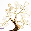 Clear Quartz  Bonsai Tree on Clear Quartz - 3.5"