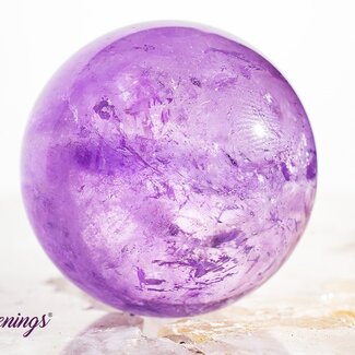 Lilac Lavender Amethyst Sphere Orb - 30-35mm