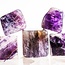 Chevron (Dream) Amethyst Cubes 1" Block
