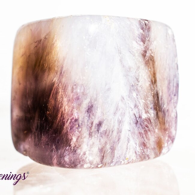 Chevron (Dream) Amethyst Cube 1"