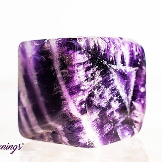 Chevron (Dream) Amethyst Cubes 1" Block