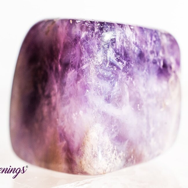 Chevron (Dream) Amethyst Cube 1"