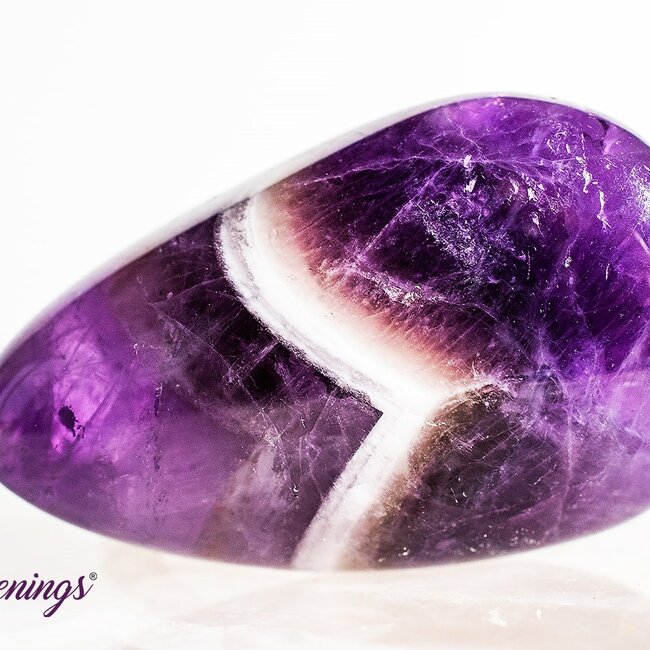 Chevron (Dream) Amethyst - Large Tumbled