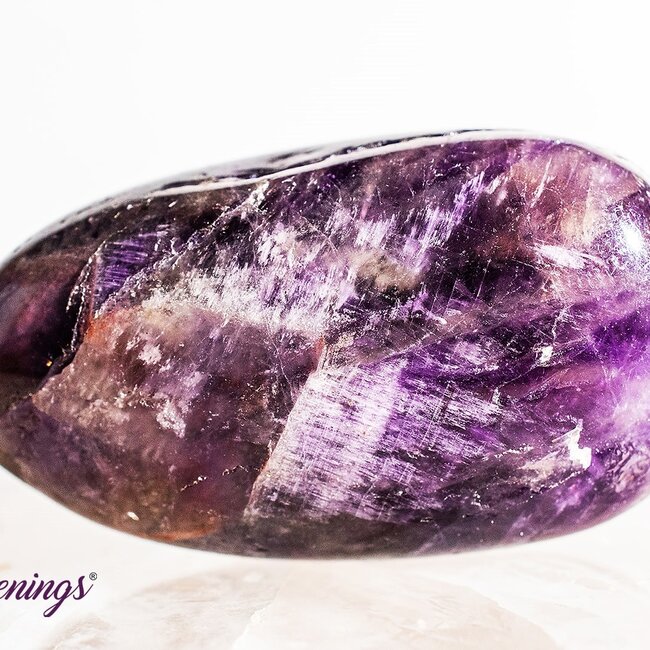 Chevron (Dream) Amethyst - Large Tumbled
