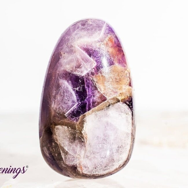Chevron (Dream) Amethyst - Large Tumbled