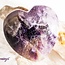 Amethyst Puffy Heart-Medium