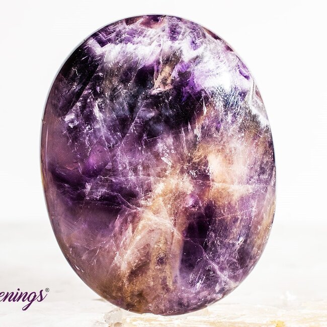 Amethyst Palm Pillow Pocket Stone