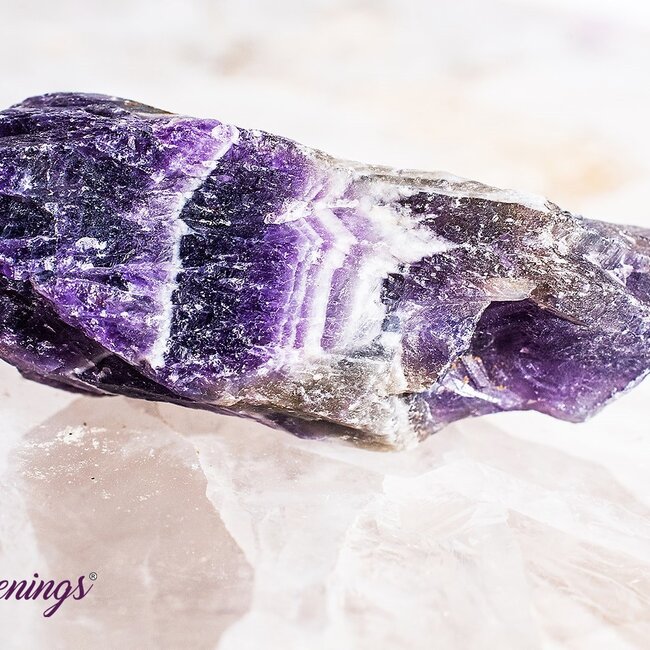 Chevron (Dream) Amethyst - Rough Raw Natural