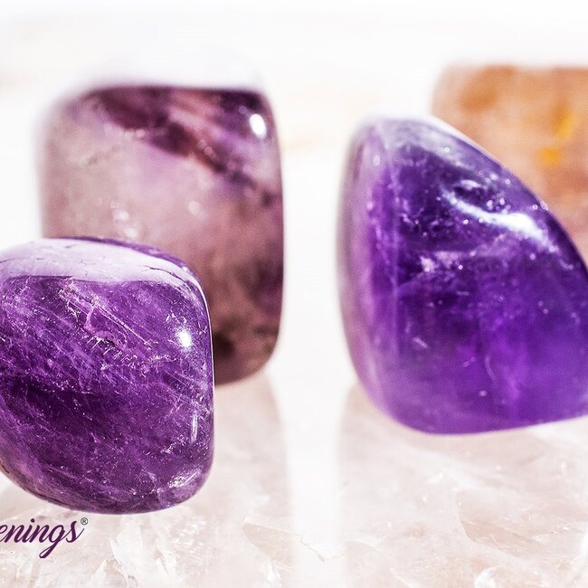Lilac Amethyst Cubes 1"