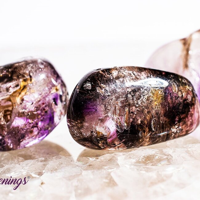 Light Brandberg Amethyst - Tumbled