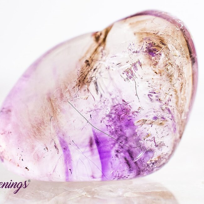 Light Brandberg Amethyst - Tumbled
