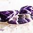 Fancy Chevron (Dream) Amethyst - Tumbled