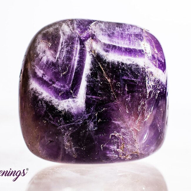 Chevron Amethyst - Tumbled