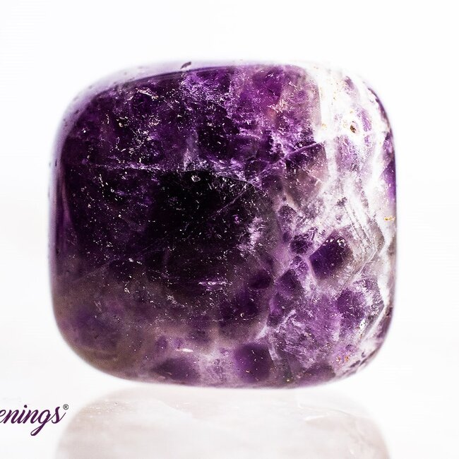 Chevron (Dream) Amethyst - Tumbled
