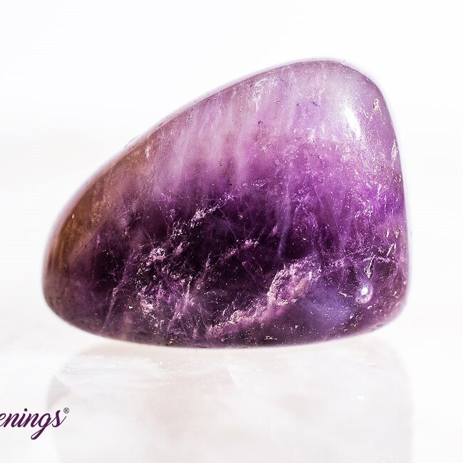 Chevron (Dream) Amethyst - Tumbled