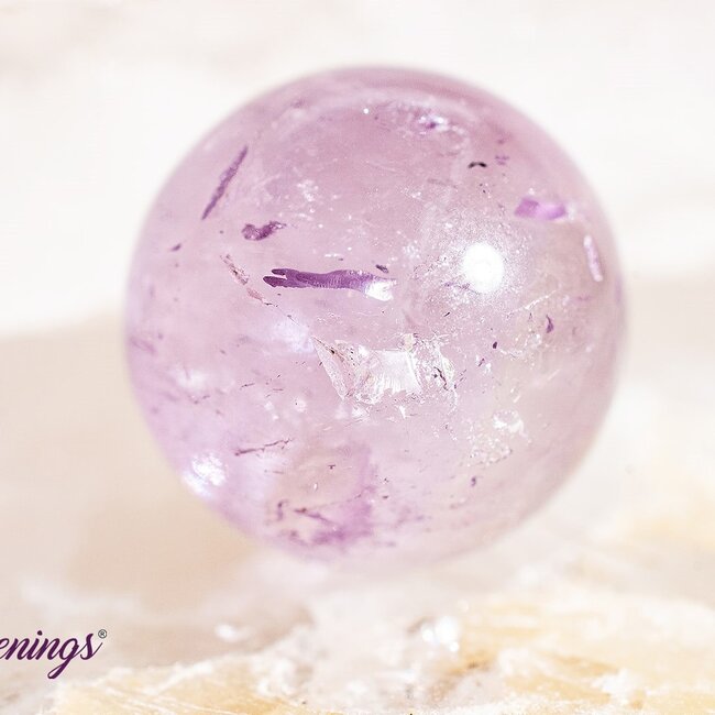 Light Lilac Amethyst Spheres Orbs - 15-20mm
