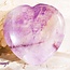 Chevron (Dream) Amethyst Worry (Thumb Fidget Relaxation Pocket) Stones - Hearts