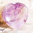 Chevron (Dream) Amethyst Worry (Thumb Fidget Relaxation Pocket) Stones - Hearts