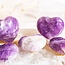 Amethyst Hearts - Small 1" Polished