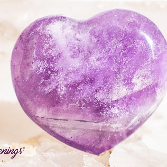 Amethyst Hearts - Small (1")