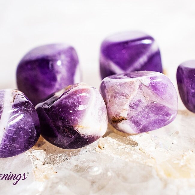 Chevron (Dream) Amethyst Cubes - Small
