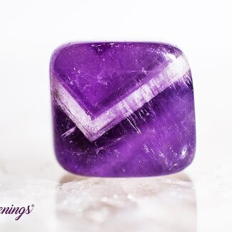 Chevron (Dream) Amethyst Cubes Blocks - Small