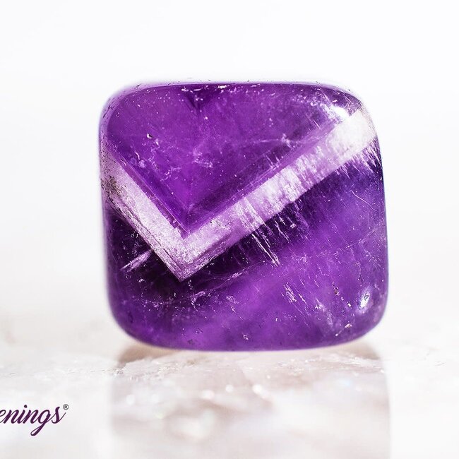 Chevron (Dream) Amethyst Cubes - Small