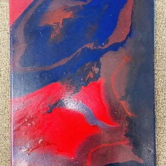 Blue & Red Hand Painted Picture