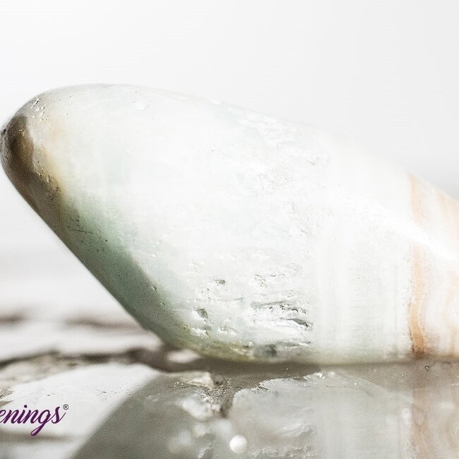 Caribbean Blue Calcite - Tumbled