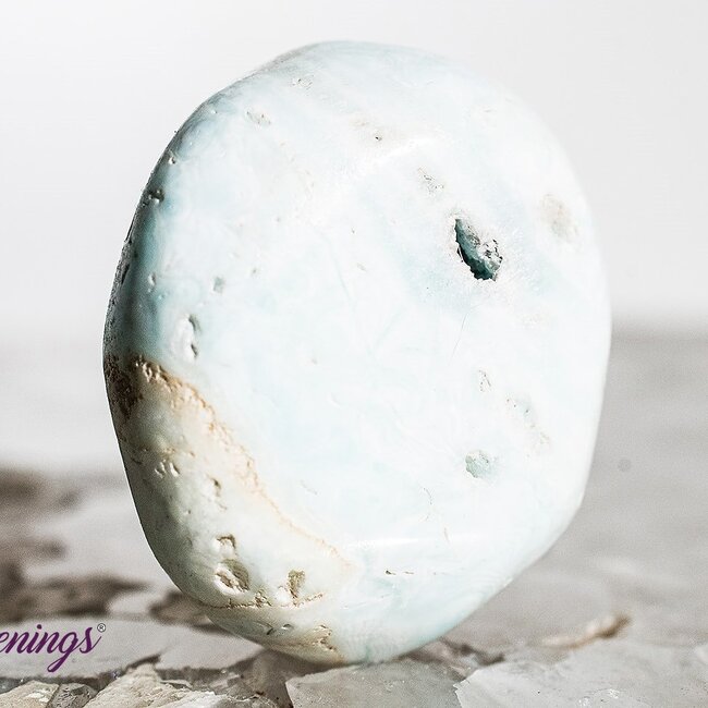 Caribbean Blue Calcite - Tumbled