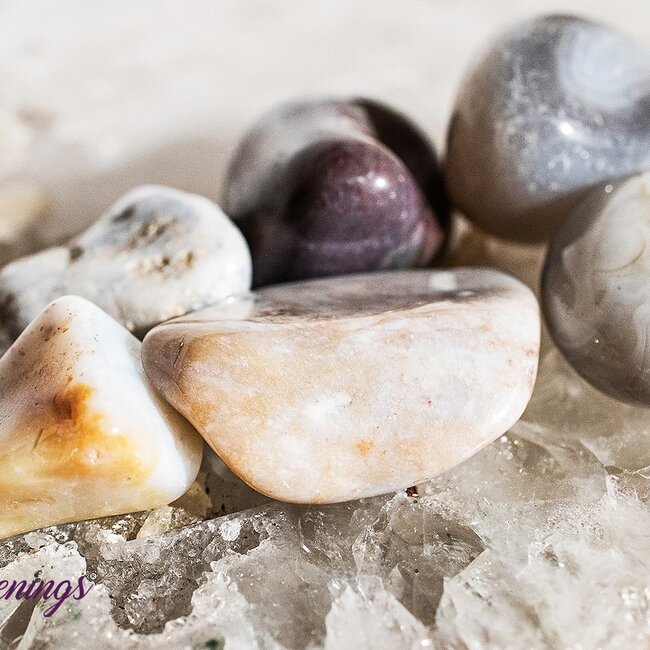 Blue Chalcedony - Tumbled