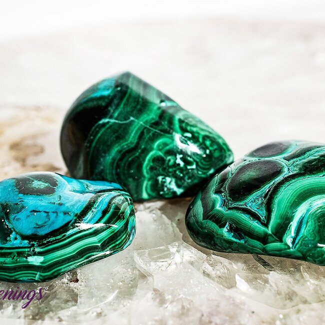 Malachite & Chrysocolla - Large Tumbled