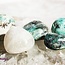 Clear (Crystal) Quartz & Chrysocolla - Tumbled