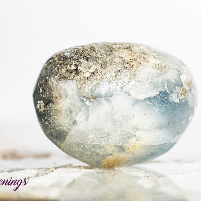 Blue Celestite (Celestine) -  Tumbled