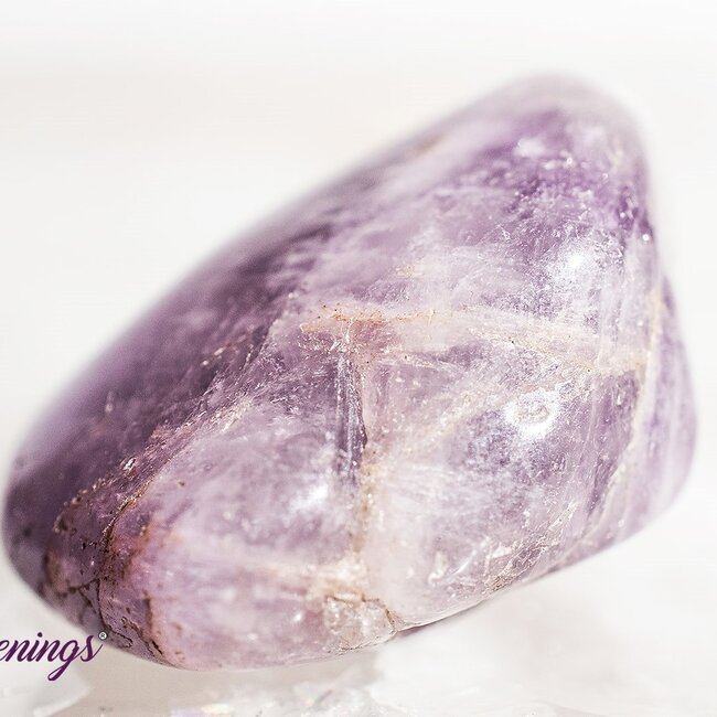 Chevron (Dream) Amethyst - Tumbled