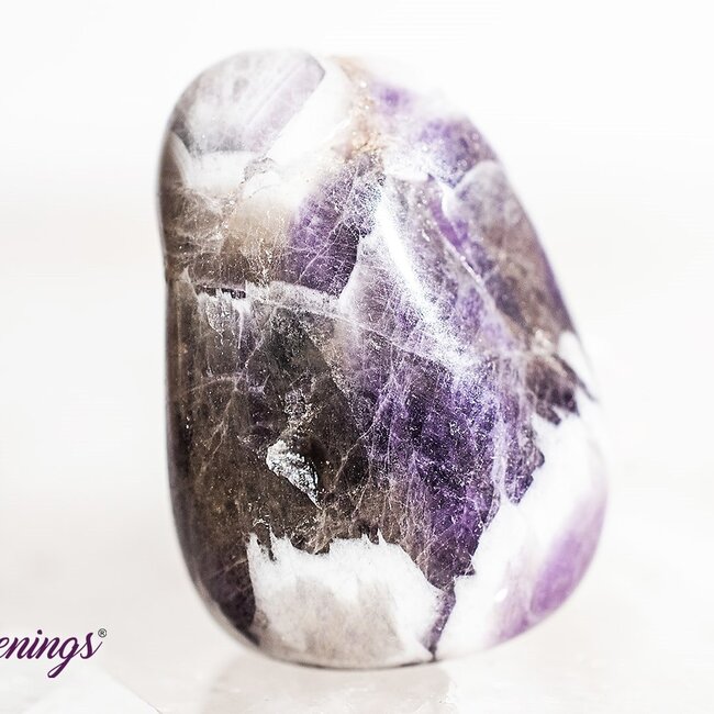 Chevron (Dream) Amethyst - Tumbled