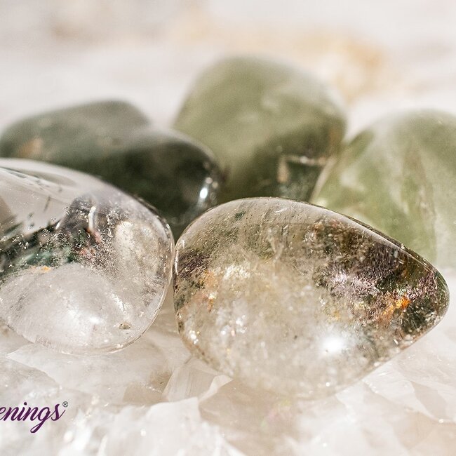 Chlorite - Tumbled (Garden Landscape Lodolite Phantom Ghost Quartz)