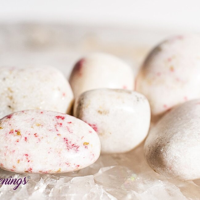 Cinnabite in Scapolite (Cinnabrite) - Tumbled Smooth