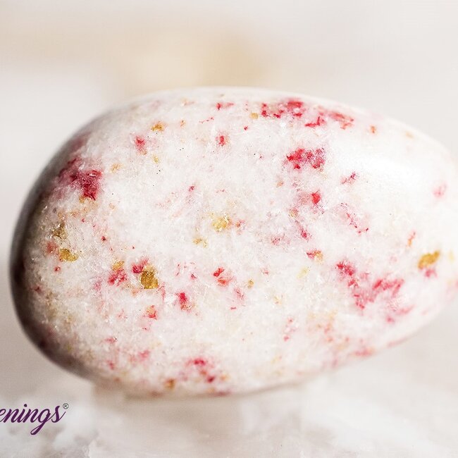 Cinnabite in Scapolite (Cinnabrite) - Tumbled Smooth