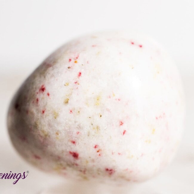 Cinnabite in Scapolite (Cinnabrite) - Tumbled Smooth