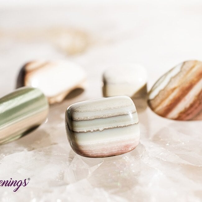 Saturn Chalcedony - Tumbled