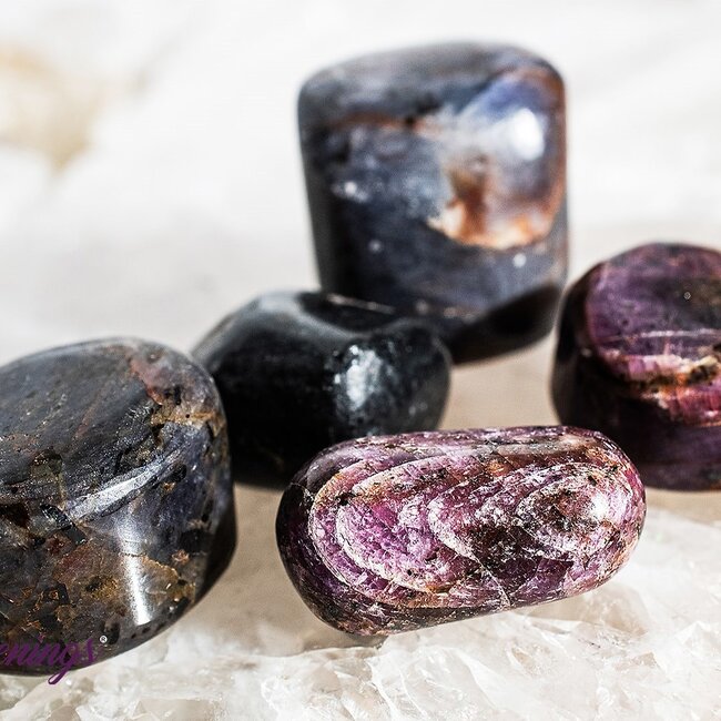 Corundum (Ruby Sapphire) - Tumbled Medium