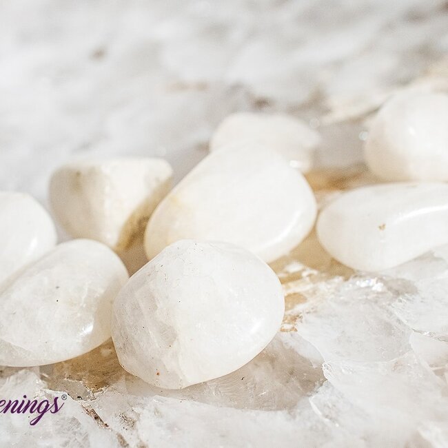 White Cryolite - Tumbled