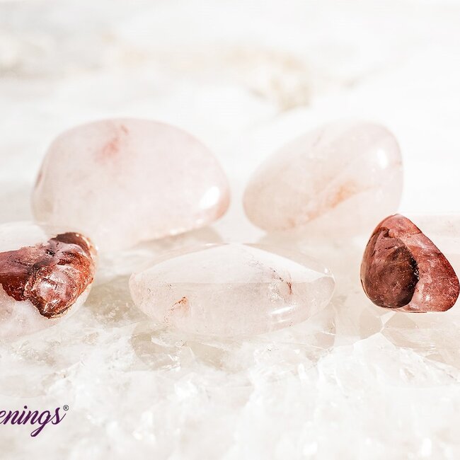 Fire Quartz (Red Hematoid Ferruginous) - Tumbled