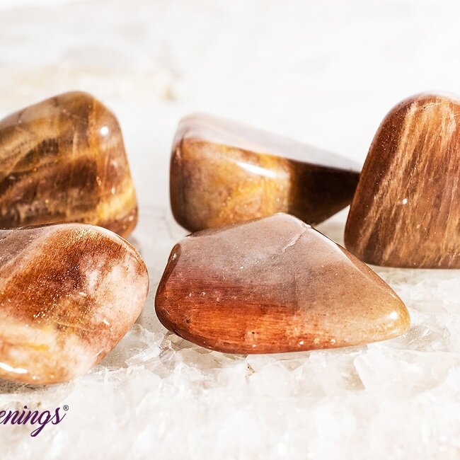 Golden Feldspar - Tumbled