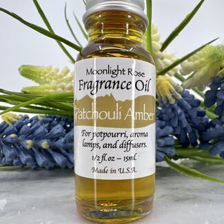 Patchouli Amber Fragrance Oils - Moonlight Rose 15ml