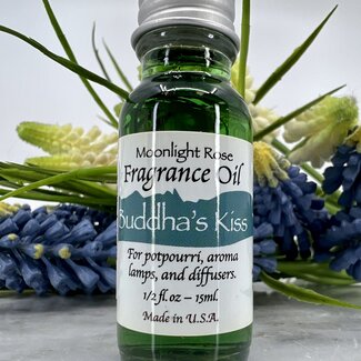 Buddha's Buddhas Kiss Fragrance Oils - 15ml - Aroma Lamp Potpourri Diffuser - Midnight Wild Rose